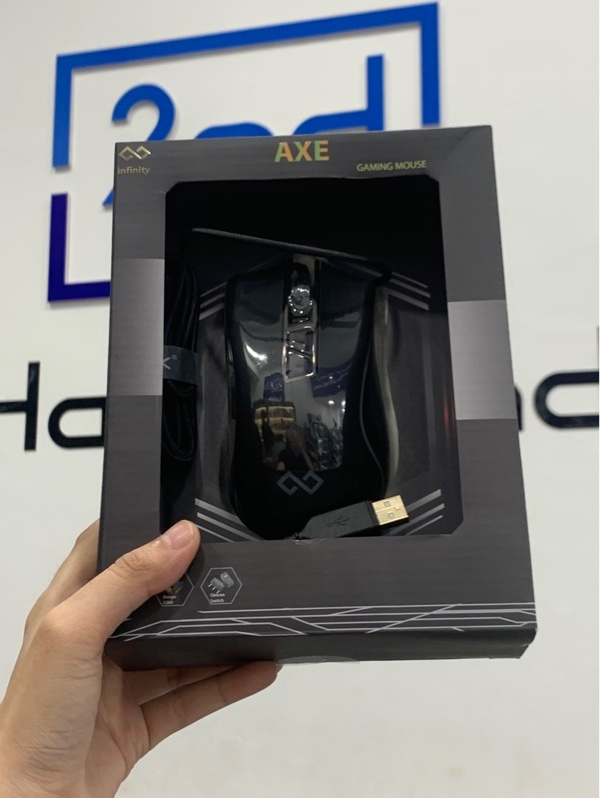 Chuột dây Infinity axe - Màu đen - Ngoại hình: 97% - Box