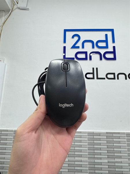 Chuột dây Logitech B100 - Màu đen - Ngoại hình: 98% - Body