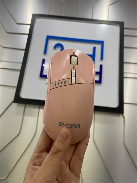 Chuột Edra EM620W - Màu hồng - Ngoại hình: 97% - Kèm receiver