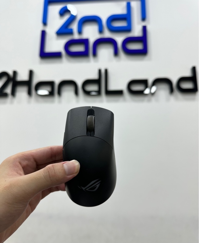 Chuột game Asus ROG Keris Wireless Aimpoint Black (P709) (USB/RGB) - 3 mode : dây , receiver , bluetooth - Màu đen - Ngoại hình 99% - Fullbox
