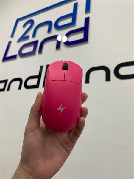 Chuột Gaming ATK A9 Ultimate - Màu hồng - Ngoại hình: 98% - Đã thay feet chuột - Box, kèm bộ feet chuột + dongle 8k