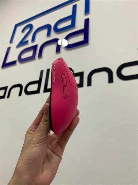 Chuột Gaming ATK A9 Ultimate - Màu hồng - Ngoại hình: 98% - Đã thay feet chuột - Box, kèm bộ feet chuột + dongle 8k 1