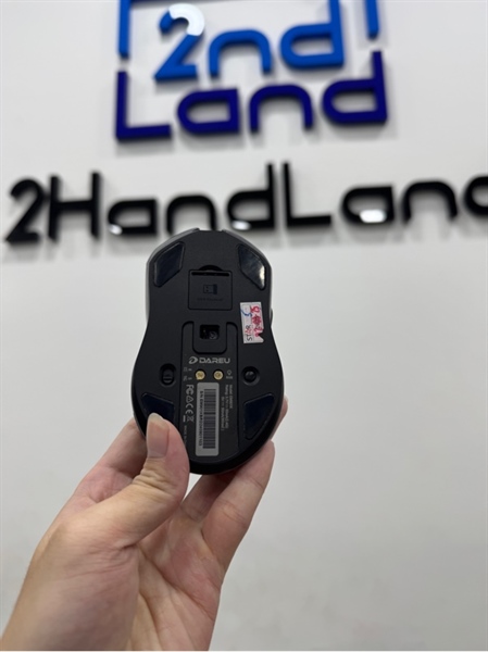 Chuột gaming DareU EM901X - 1 mode : dây - Màu đen - Ngoại hình 97% - Kèm dây kết nối + Dock sạc ( mất reciver ) 3