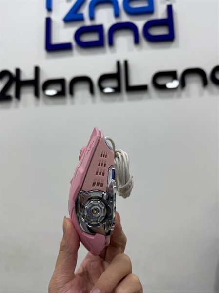 Chuột gaming đèn Led BS12 - 1 mode dây - Màu hồng - Ngoại hình 97% - Body 1