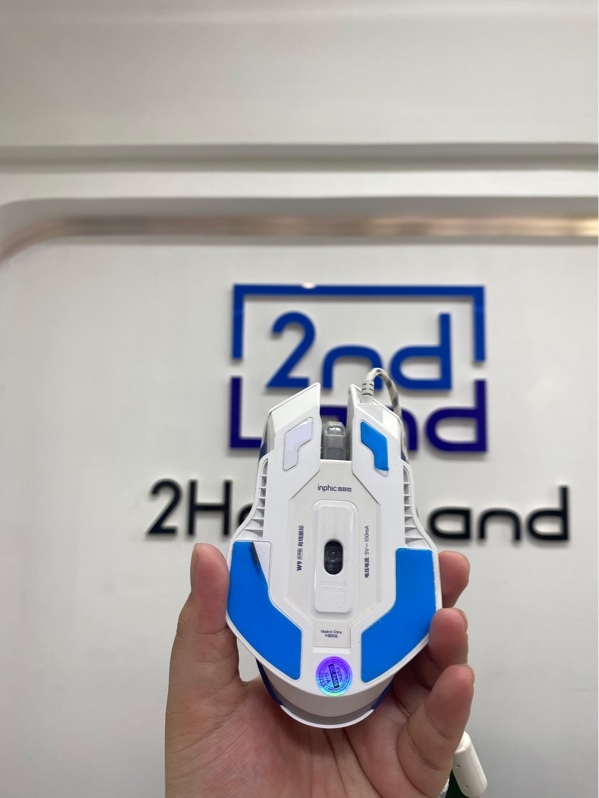 Chuột Gaming Inphic W9P - Màu trắng - Ngoại hình 97% - Body