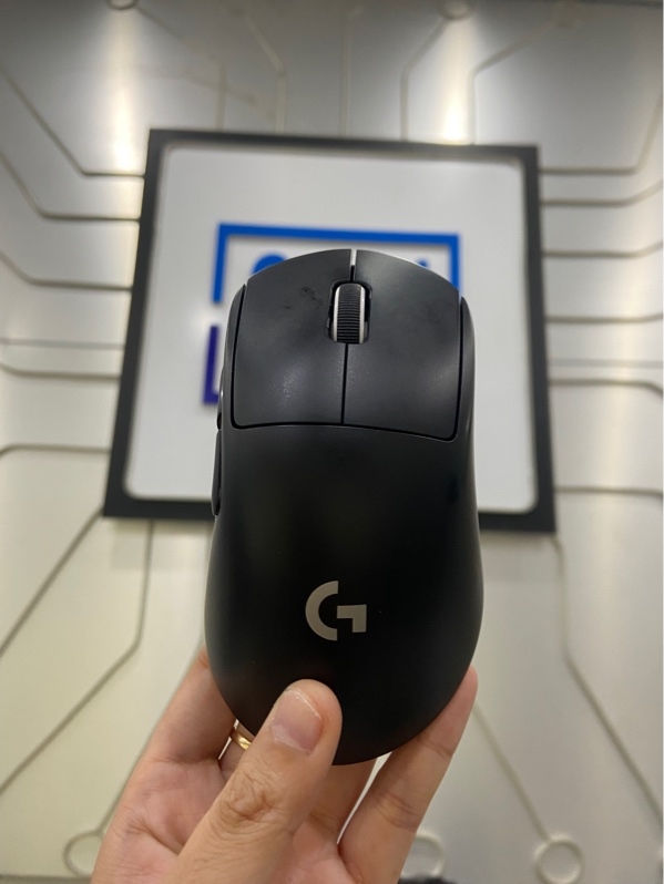 Chuột Gaming Không Dây Logitech G Pro X Superlight 2 Dex - 2 Mode (Dây, Receiver ) - Màu đen - Ngoại hình: 97% - Tróc mặt đáy - Kèm Box + Dây + Receiver
