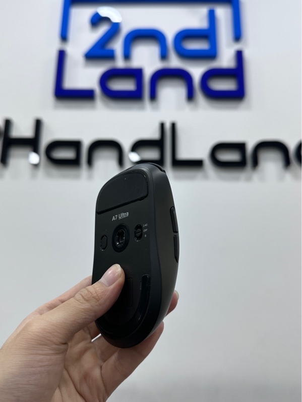 Chuột gaming không dây Mchose A7 Ultra - 3 mode : dây , receiver , bluetooth - Màu đen - Ngoại hình 97% - Fullbox