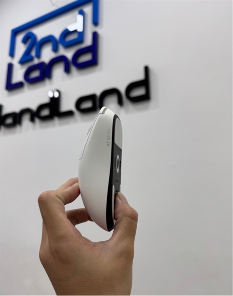 Chuột gaming không dây Mchose A7 V2 Ultra - 3 mode : dây , receiver , bluetooth - Màu trắng - Ngoại hình 97% - Kèm receiver 2