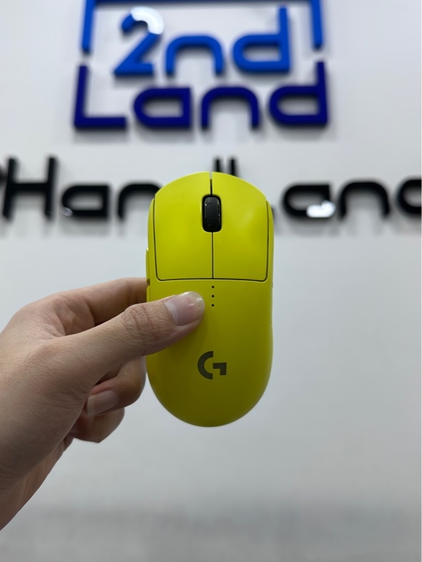 Chuột Gaming Logitech G Pro Wireless - 2 mode: dây , dongle - Màu vàng - Ngoại hình 98% - Fullbox