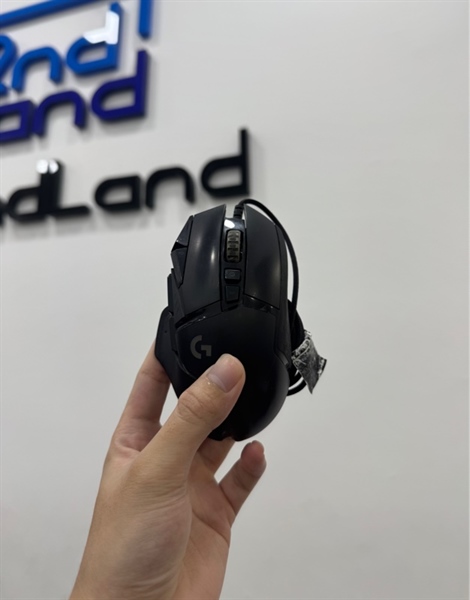 Chuột Gaming Logitech G502 Hero - 1 mode : dây - Màu đen - Ngoại hình 95% - Mất 3 đệm cao su đáy - Body