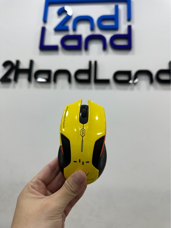 Chuột Gaming Newmen E500 Pro - 1 mode : Receiver - Màu vàng - Ngoại hình 98% - Fullbox