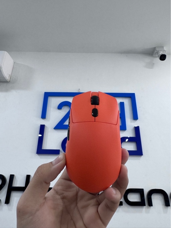 Chuột gaming Smailwolf M3+ - 3 mode - Màu cam - Ngoại hình 99% - Có đế sạc - New open box