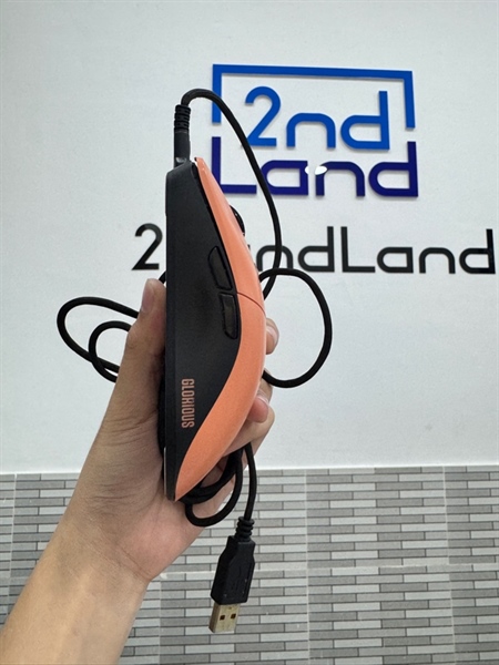 Chuột Glorious Model Opra Red Fox - 2 mode receiver + dây (mất receiver) - Màu cam - Ngoại hình 98% - Body 2