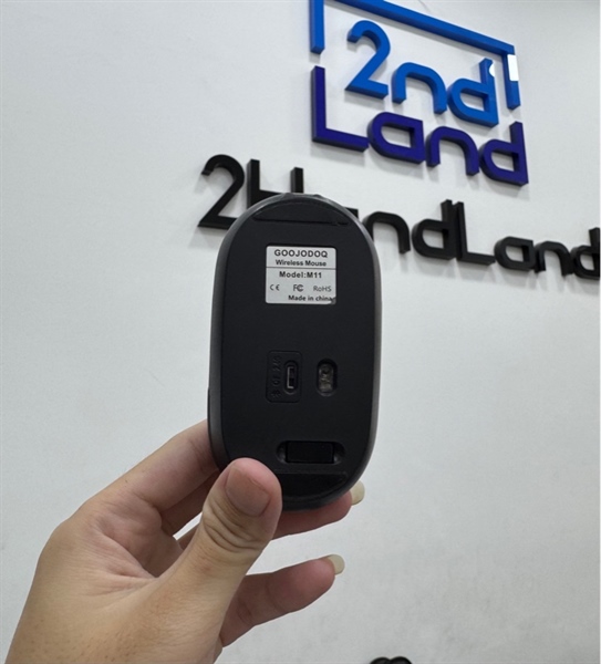 Chuột GOOJODOQ M11 - 2 mode : receiver , bluetooth - Màu đen - Ngoại hình 97% - Kèm receiver 2