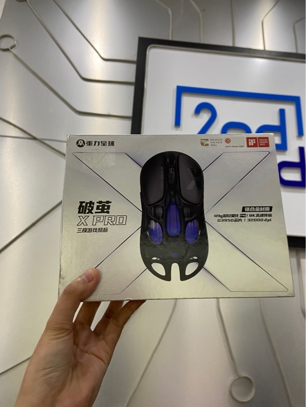 Chuột Gravastar Mercury X Pro - GS X Pro - Dongle 8K - Màu đen - Ngoại hình: 98% - Fullbox