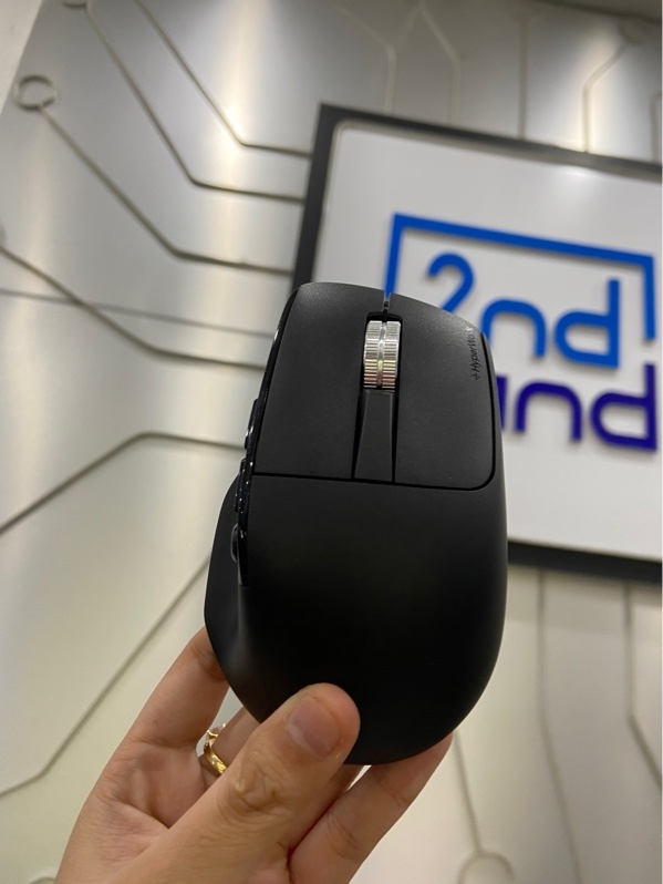 Chuột HyperWork Macro MS02 - 3 mode kết nối (dây, 2.4, receiver) - Màu đen - Ngoại hình: 97% - FullBox