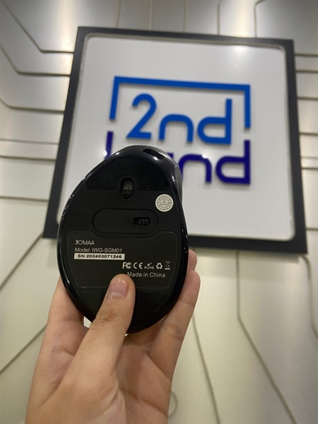 Chuột Jomaa IWG-SGM01 - 2 Mode: Bluetooth + 2.4G - Màu đen - Ngoại hình: 98% - Kèm Box + Receiver 3