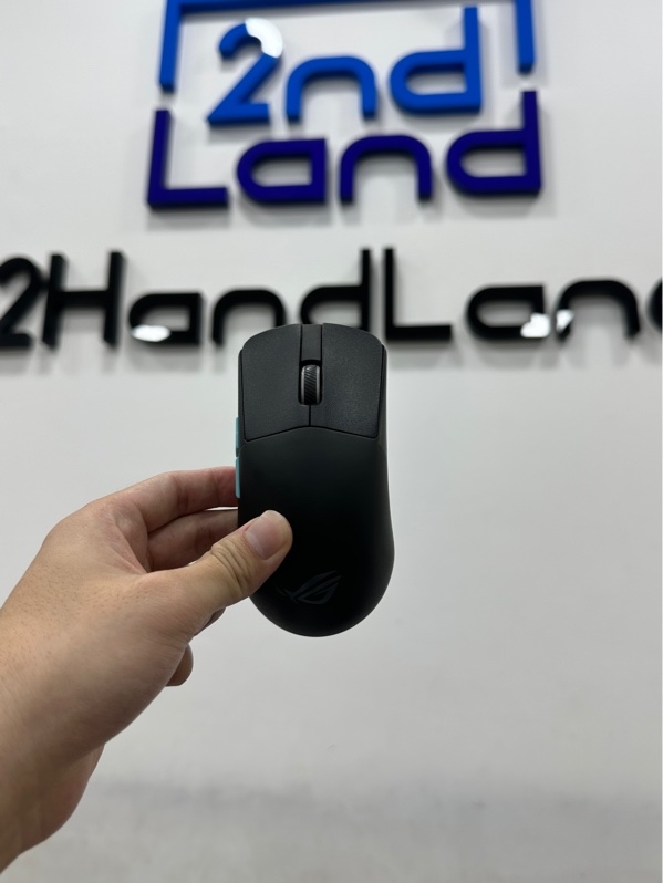 Chuột không dây Gaming ASUS ROG HARPE ACE AIM LAB - 3 mode : dây , bluetooth , dongle - Màu đen - Ngoại hình 97% - Fullbox + Kèm dongle The ROG Polling Rate Booster AC09 8k