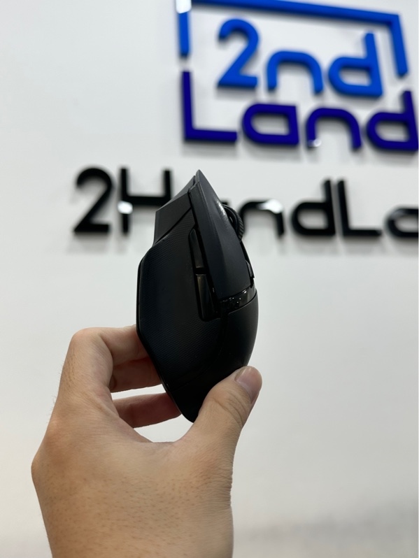 Chuột không dây Gaming Razer Basilisk X HyperSpeed - 2 mode : bluetooth , Receiver - Màu đen - Ngoại hình 97% - Tróc tem tên sản phẩm - Kèm receiver