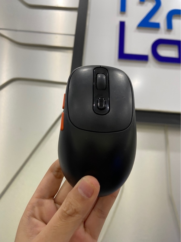 Chuột Không Dây Hyperwork Silentium Mini - 2 Mode ( Bluetooth,Receiver) - Màu đen - Ngoại hình: 97% - Xước dăm vài chỗ - Body