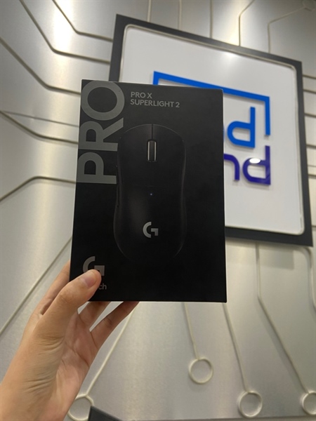 Chuột không dây Logitech G Pro X Superlight 2 - 2 Mode: Receiver + dây - Màu đen - Ngoại hình: 97% - FullBox