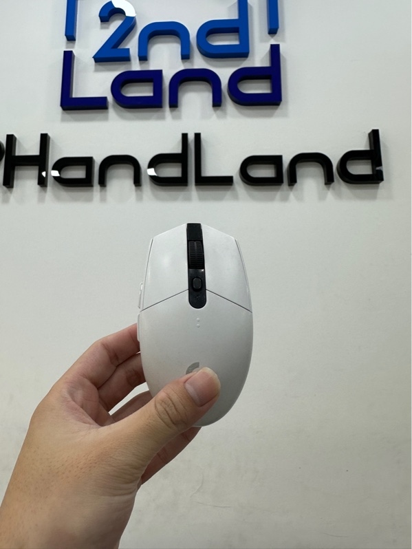 Chuột không dây Logitech G304 Lightspeed - 1 mode : receiver - Màu trắng - Ngoại hình 97% - Kèm receiver