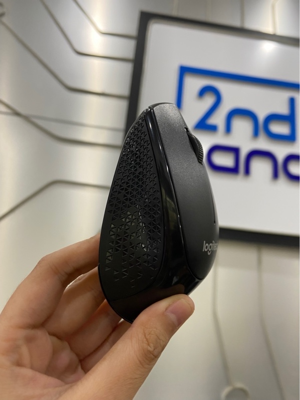 Chuột không dây Logitech M330 Silent Plus - Xài pin - 1 mode kết nối receiver - Màu đen - Ngoại hình: 97% - Kèm Box