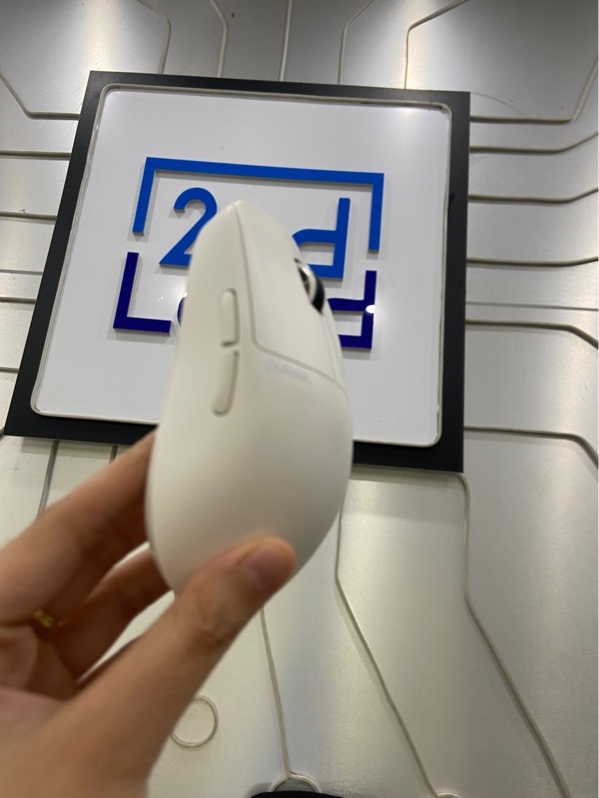 Chuột không dây Pulsar X2 CrazyLight - 2 mode kết nối (receiver, dây) - Màu trắng - Ngoại hình: 98% - FullBox