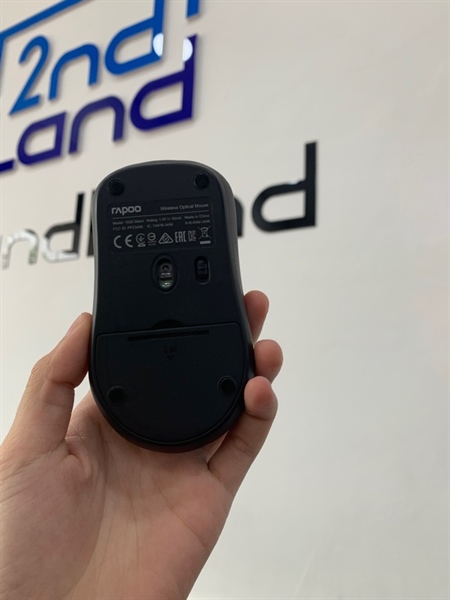 Chuột không dây Rapoo 1630 - Màu đen - Ngoại hình: 98% - Body 2