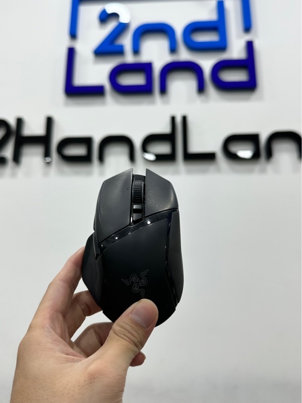 Chuột không dây Razer Basilisk V3 Pro - 3 mode : dây , receiver , bluetooth - Màu đen - Ngoại hình 97% - Kèm receiver