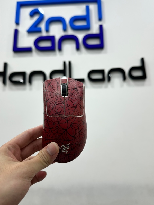 Chuột không dây Razer DeathAdder V3 Pro - 3 mode : dây , bluetooth , dongle - Màu trắng dán Skin - Ngoại hình 97% - Fullbox