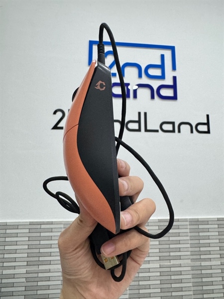 Chuột không dây siêu nhẹ Glorious Model O PRO - Forge Limited Edition - 2 mode receiver + dây (mất receiver) - Màu cam - Ngoại hình 98% - Body