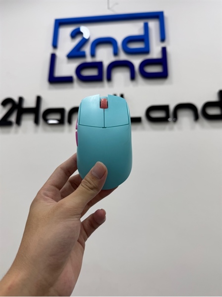 Chuột Lamzu Atlantis OG V2 - 2 mode : dây , dongle - Màu xanh - Ngoại hình 97% - Box + Dongle