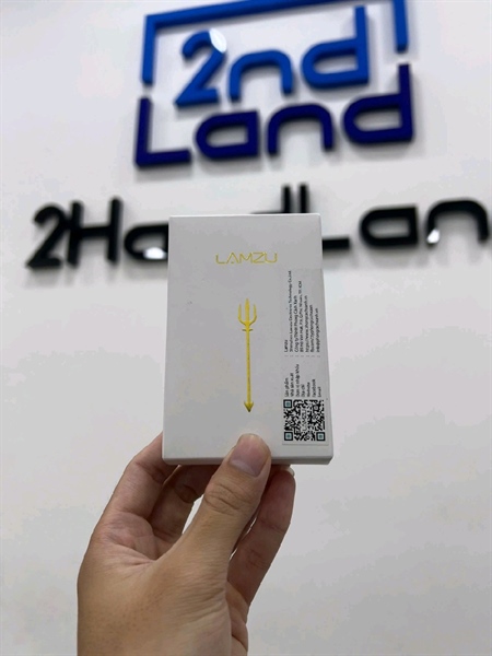 Chuột Lamzu Atlantis OG V2 Pro - Màu trắng xanh - Ngoại hình 98% - Box - Kèm receiver + dây kết nối 3