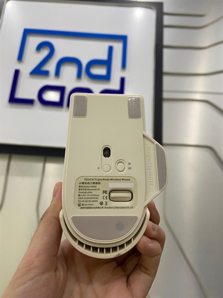 Chuột Lofree Touch PBT - 3 Mode kết nối - Màu kem - Ngoại hình: 98% - FullBox 3