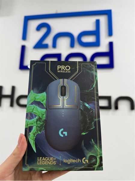 Chuột Logitech G Pro League of Legend - Màu xanh - Ngoại hình 97% - 2 mode - Mờ chữ - FullBox