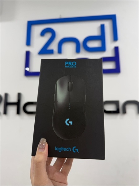 Chuột Logitech G pro wireless - Màu đen - Ngoại hình 98% - Box , receiver