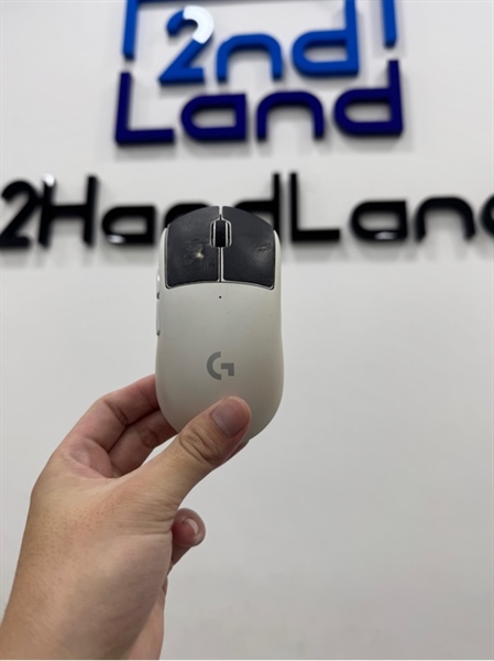 Chuột Logitech G Pro X Superlight 2 - 2 mode: dây , receiver - Màu trắng - Ngoại hình 97% - dán skin - Fullbox