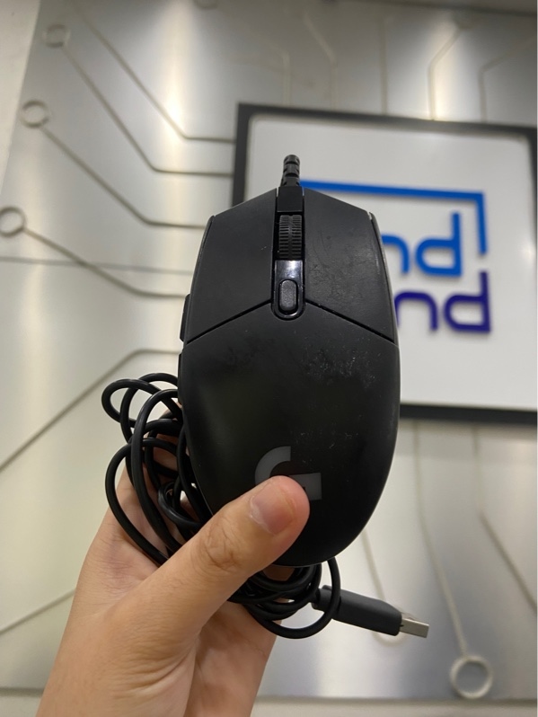 Chuột Logitech G102 - Màu đen - Ngoại hình: 96.5% - Xước viền , xước thân , chảy nhựa mặt lưng - Body