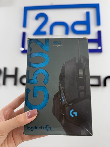 Chuột Logitech G502 hero - Màu đen - Ngoại hình 97% - FullBox