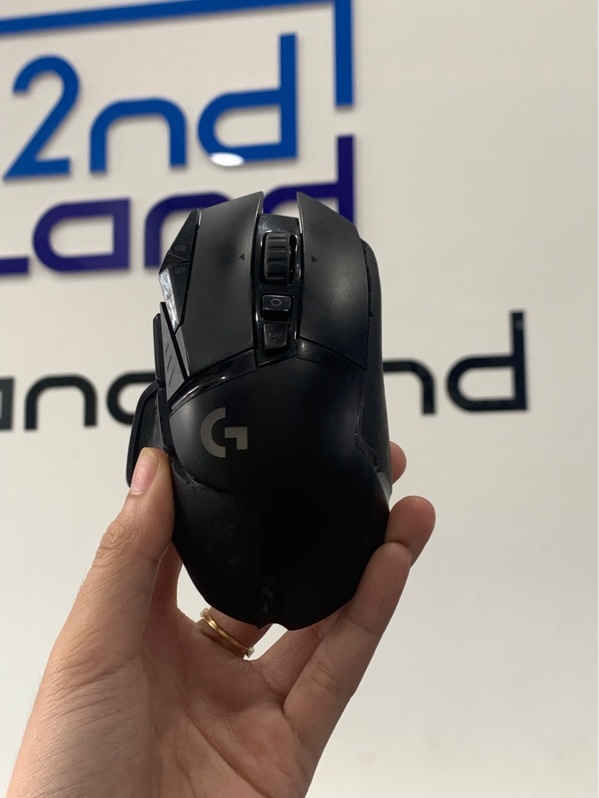 Chuột Logitech G502 Lightspeed - Màu đen - Ngoại hình: 95% - Tróc đệm cao su, thiếu dây usb + bộ tạ - Kèm receiver