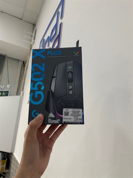 Chuột Logitech G502 X Plus Lightspeed - 2 mode dây + 2.4G - Màu đen - Ngoại hình: 98% - Fullbox