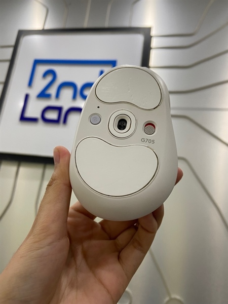 Chuột Logitech G705 - Màu trắng - Ngoại hình: 97% - Mất receiver + trầy + ố nhẹ - Body 2