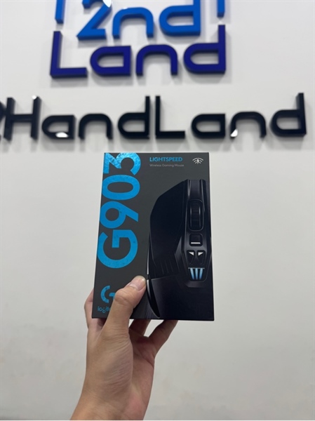 Chuột LOGITECH G903 LIGHTSPEED - 2 mode : Dây , receiver - Màu đen - Ngoại hình 97% - Kèm box + Dây kết nối + Reciver, dongle 3