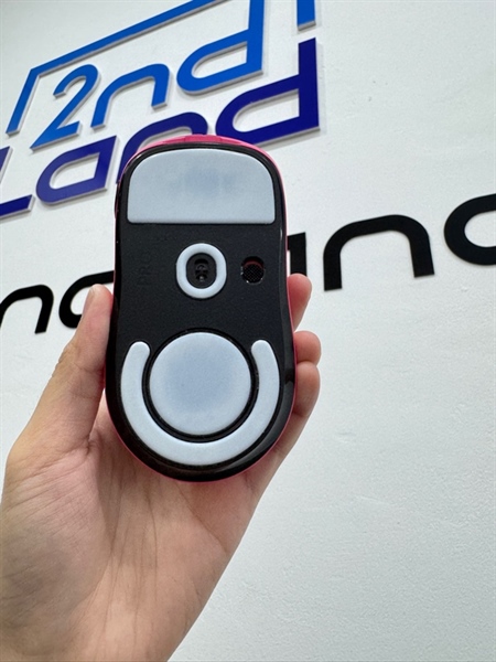 Chuột Logitech Gopro X Super Light ver 1 - 2 mode receiver + dây - Màu hồng xanh - Ngoại hình 98% - Body 2