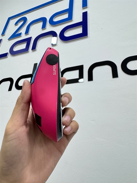 Chuột Logitech Gopro X Super Light ver 1 - 2 mode receiver + dây - Màu hồng xanh - Ngoại hình 98% - Body 3