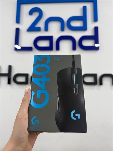 Chuột Logitech Hero G403 - 1 mode dây - Màu đen - Ngoại hình 97% - Kèm Box , tạ