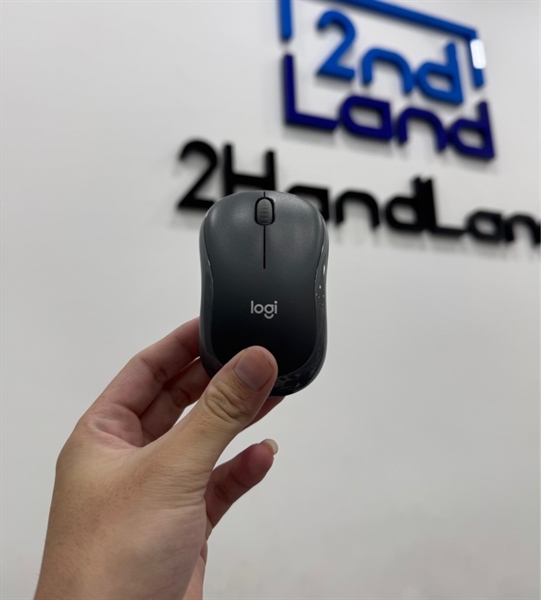 Chuột Logitech M185 - 1 mode: receiver - Màu xám - Ngoại hình 97% - Kèm receiver
