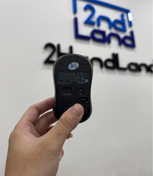 Chuột Logitech M185 - 1 mode: receiver - Màu xám - Ngoại hình 97% - Kèm receiver 2