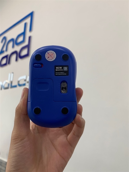 Chuột Logitech M238 Marvel Collection - Bản Caption - Màu xanh - Ngoại hình: 98% - Box 3